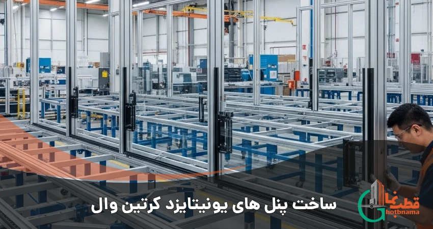 دیتیل نمای کرتین وال