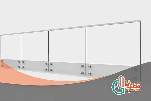 هندریل شیشه ای فیکس پوینت