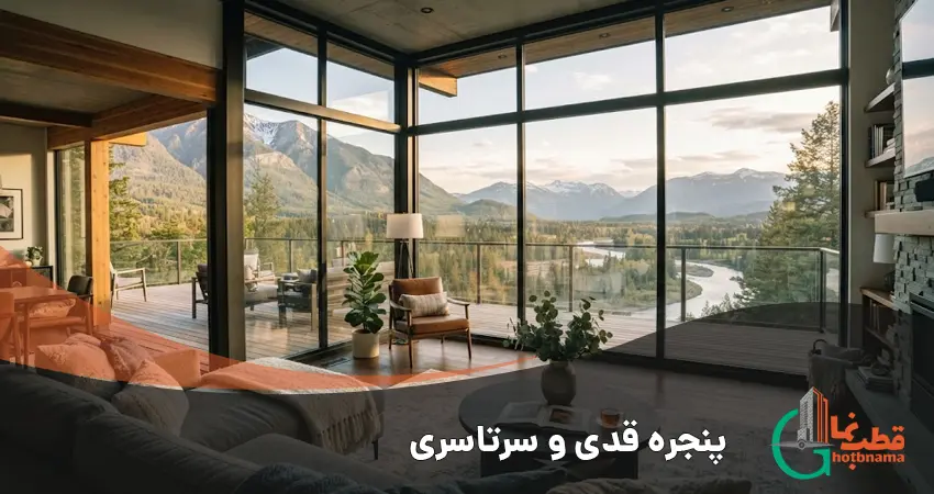 پنجره قدی و سرتاسری